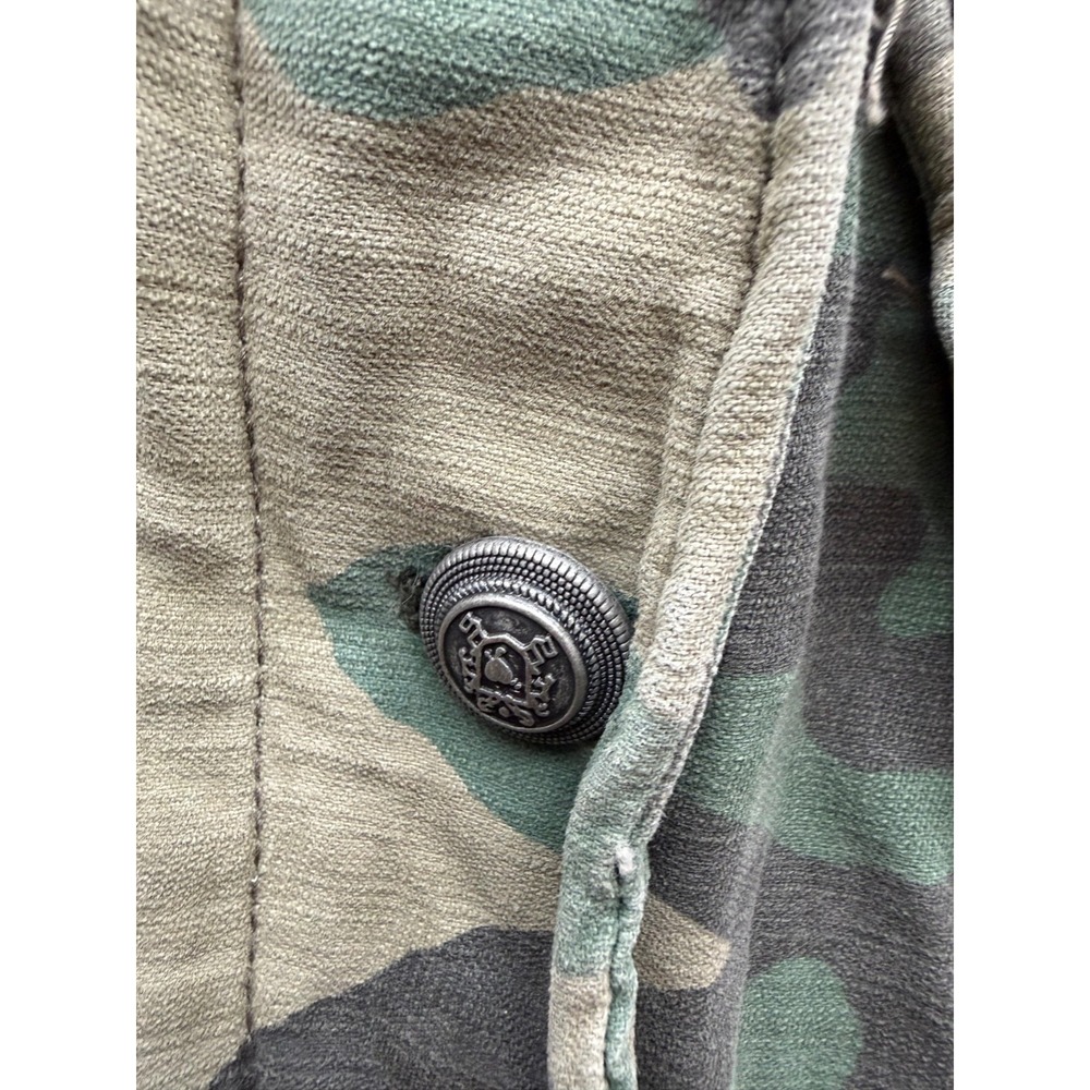 Free People Not Your Brothers Surplus Camouflage Military Jacket Green Size M - Picture 5 of 14